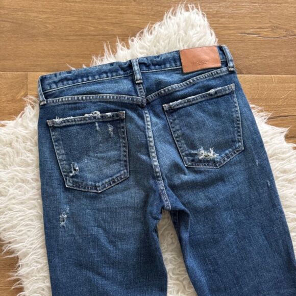 Moussy Vintage x Barneys New York Glendale Distressed Crop Jeans | Size 27 - Picture 4 of 9